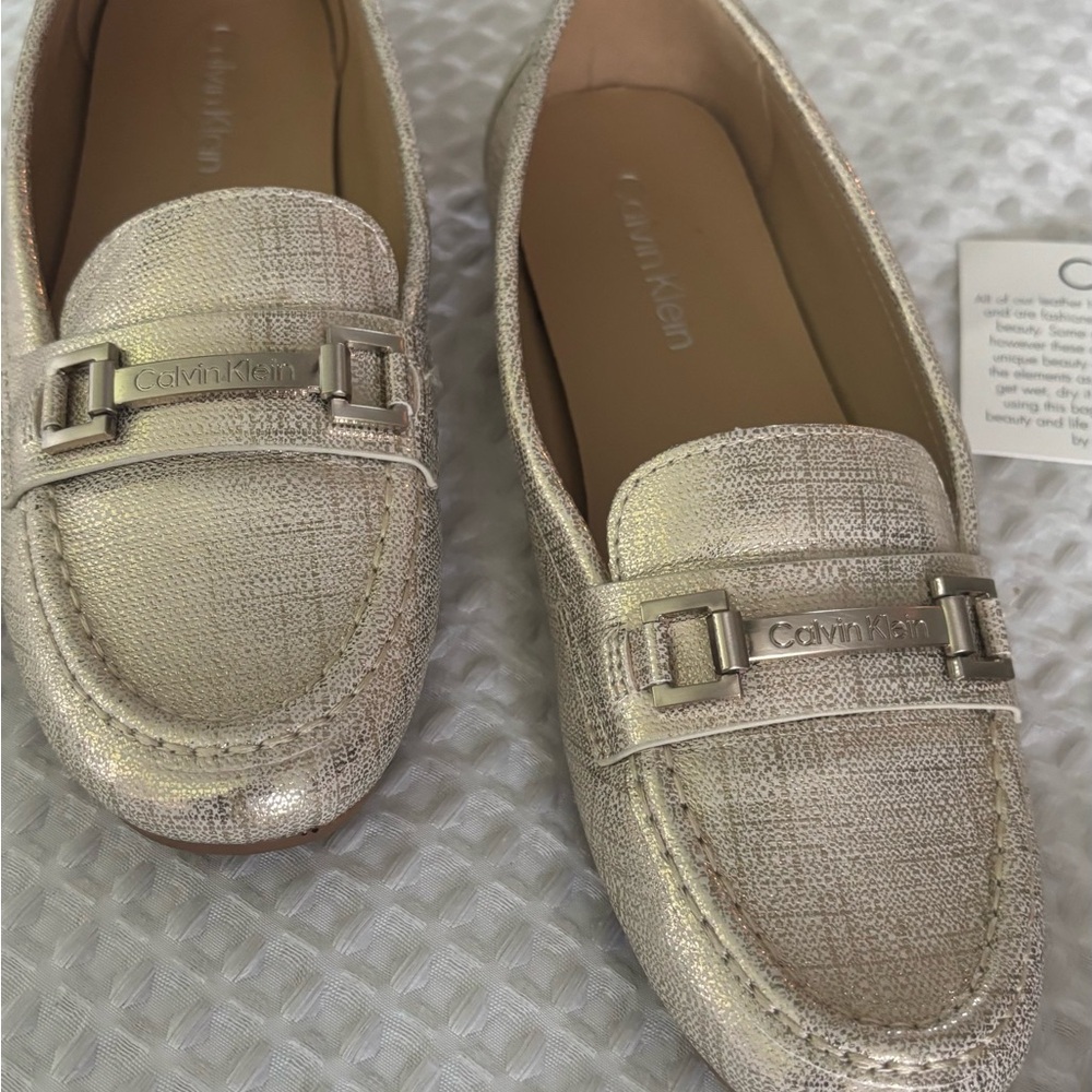 Calvin Klein purse and Flats with CK logo